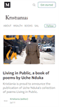 Mobile Screenshot of kristiania.org
